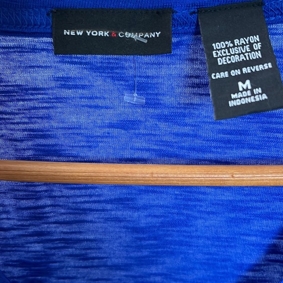 New York & Company Blue Top - Picture 8 of 12